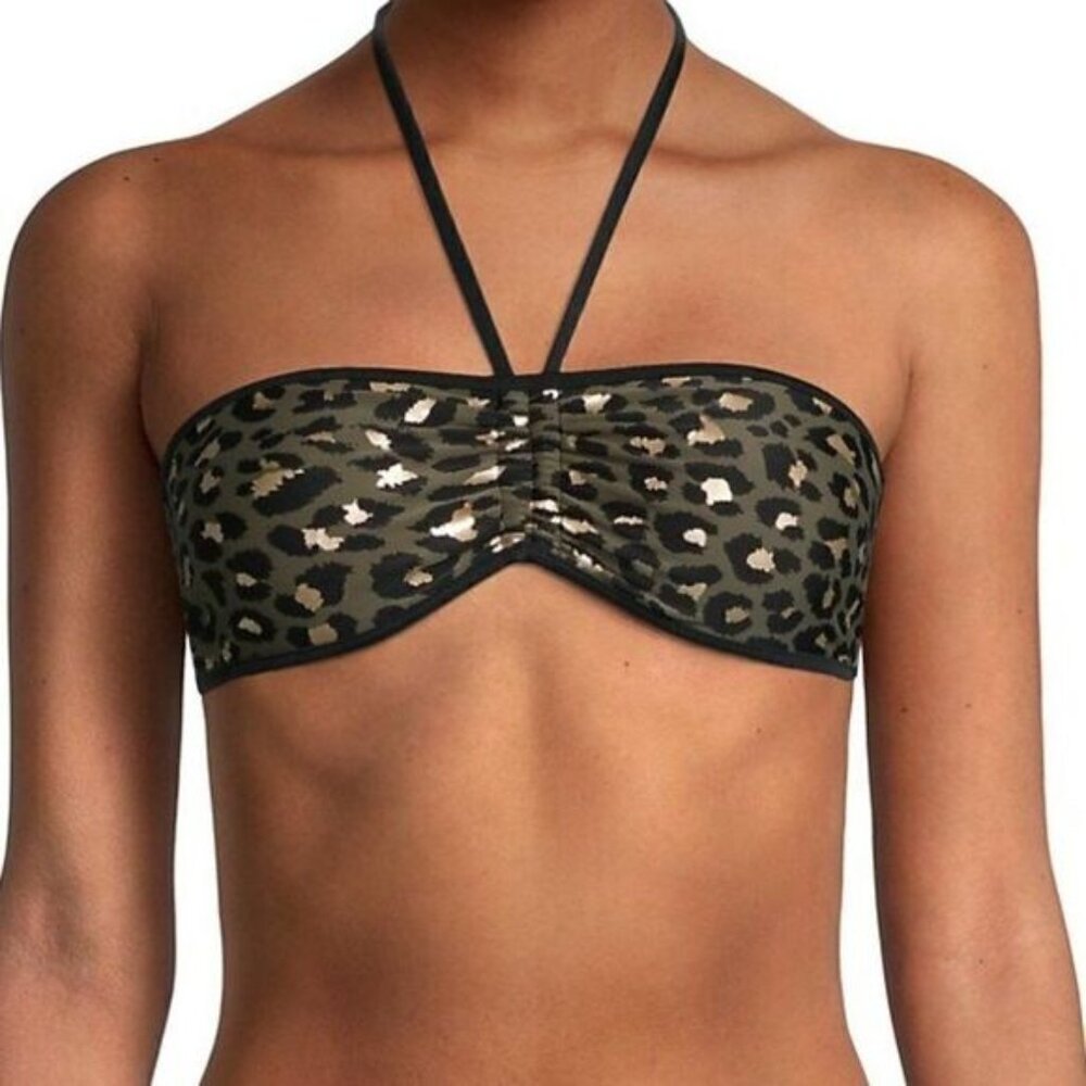 Zadig & Voltaire Khaki Bandeau Bikini Top XXL (44)